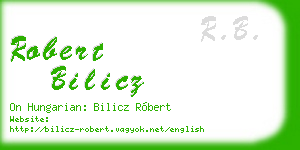 robert bilicz business card